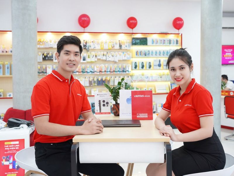 cách phối đồng phục của nhân viên Viettel đẹp