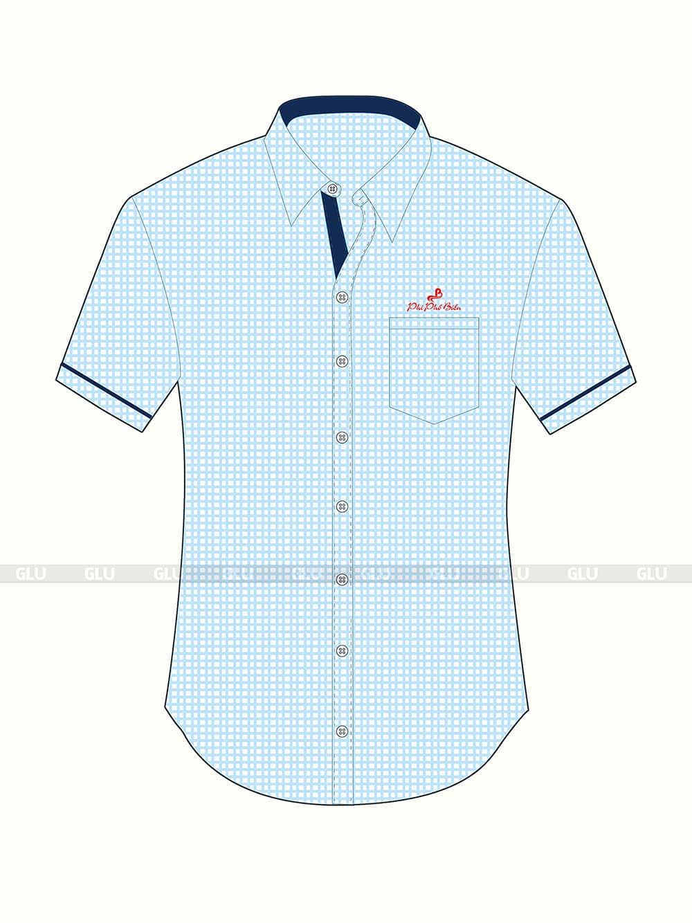Mẫu áo đồng phục công sở đẹp ACSD 070