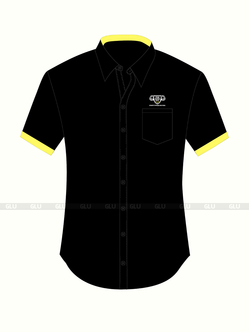 Đồng phục sơ mi công sở màu đen