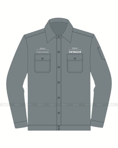 Mẫu đồng phục bảo hộ lao động BH77