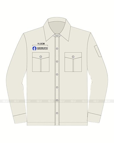 Mẫu đồng phục công nhân CNA08