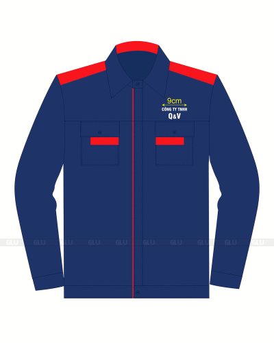 Mẫu đồng phục công nhân CNA13
