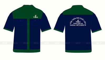 Mẫu đồng phục công nhân CNV62
