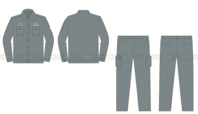Mẫu quần áo đồng phục bảo hộ BHS03