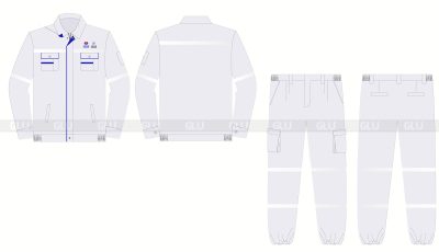 Mẫu quần áo đồng phục bảo hộ BHS20