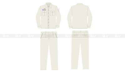 Mẫu quần áo đồng phục công nhân CNS02