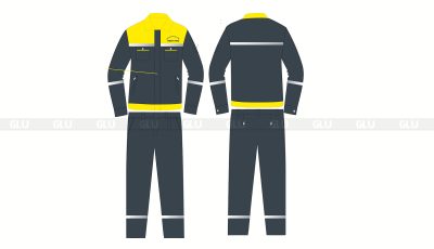 Mẫu quần áo đồng phục công nhân CNS11