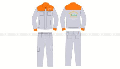 Mẫu quần áo đồng phục công nhân CNS13