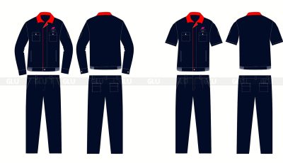 Mẫu quần áo đồng phục công nhân CNS45