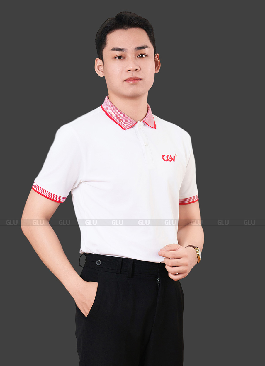 Áo Thun Đồng Phục Nhân Viên Công Ty Màu Trắng 2