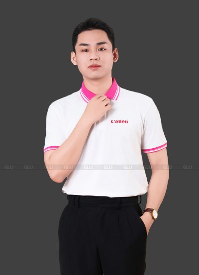 Áo thun đồng phục polo công ty Canon