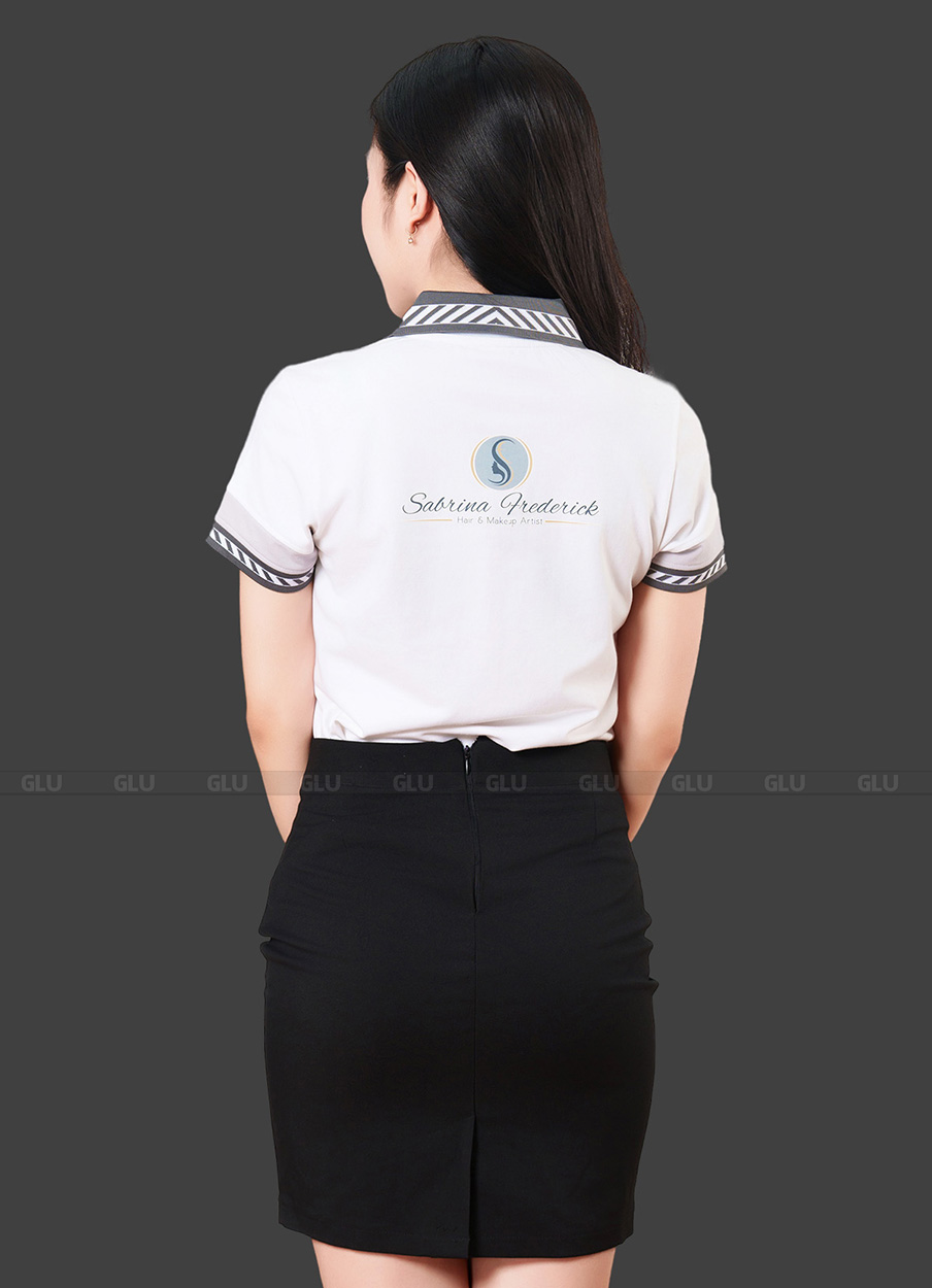 Đồng phục áo phông giá rẻ SABRINA thân sau