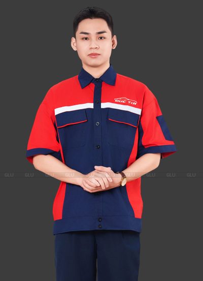 Áo bảo hộ lao động tay ngắn BHU10005
