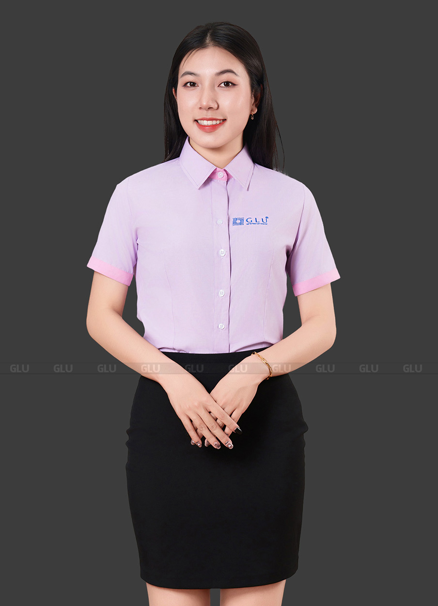 Áo sơ mi đồng phục GLU 2