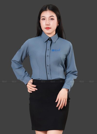 Áo sơ mi đồng phục nữ công sở GLU