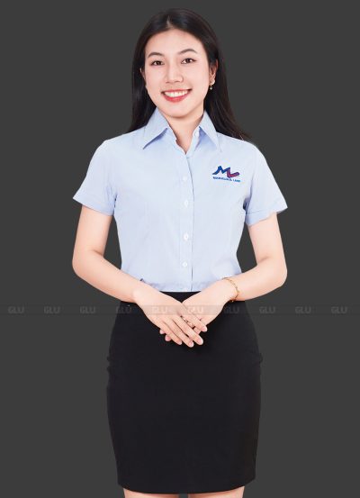 Đồng Phục Áo Sơ Mi Công Sở Văn Phòng In Thêu Logo Theo Yêu Cầu