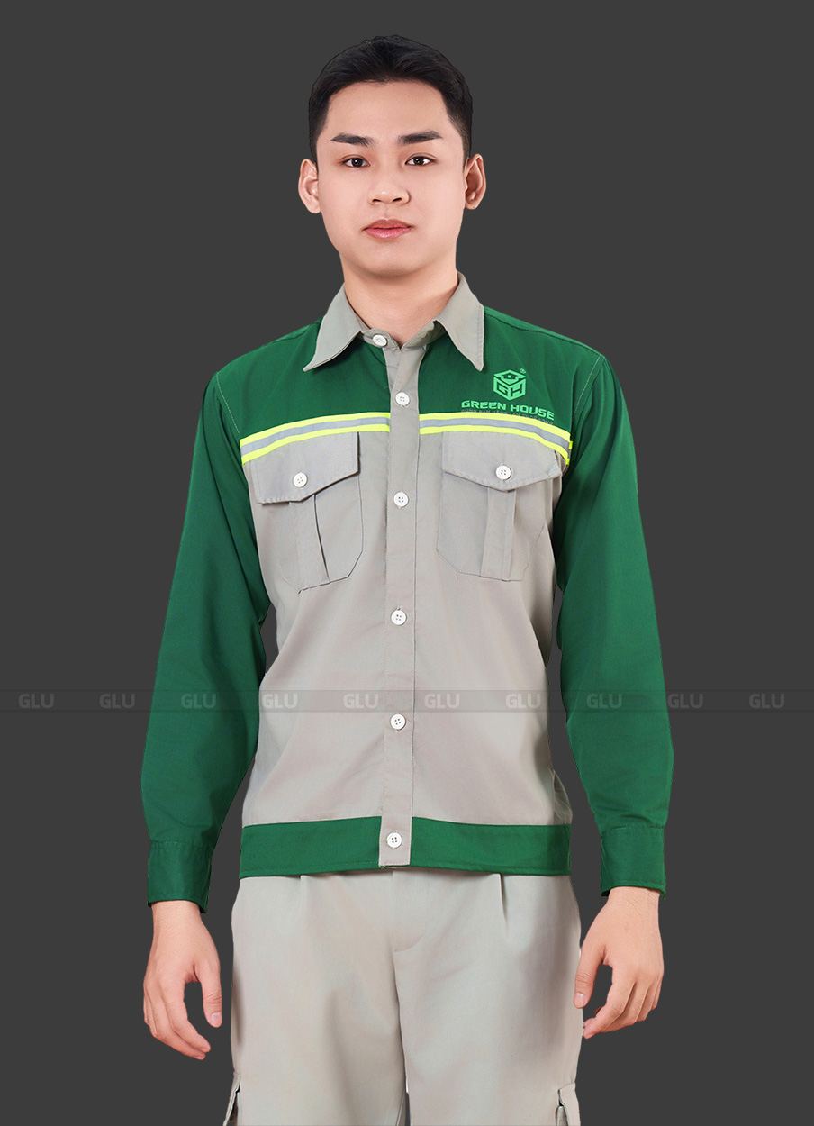 Đồng phục bảo hộ lao động cho nam 4