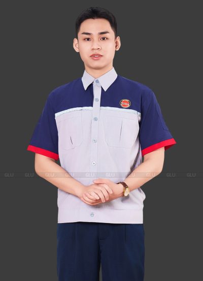 đồng phục bảo hộ phối màu cao cấp