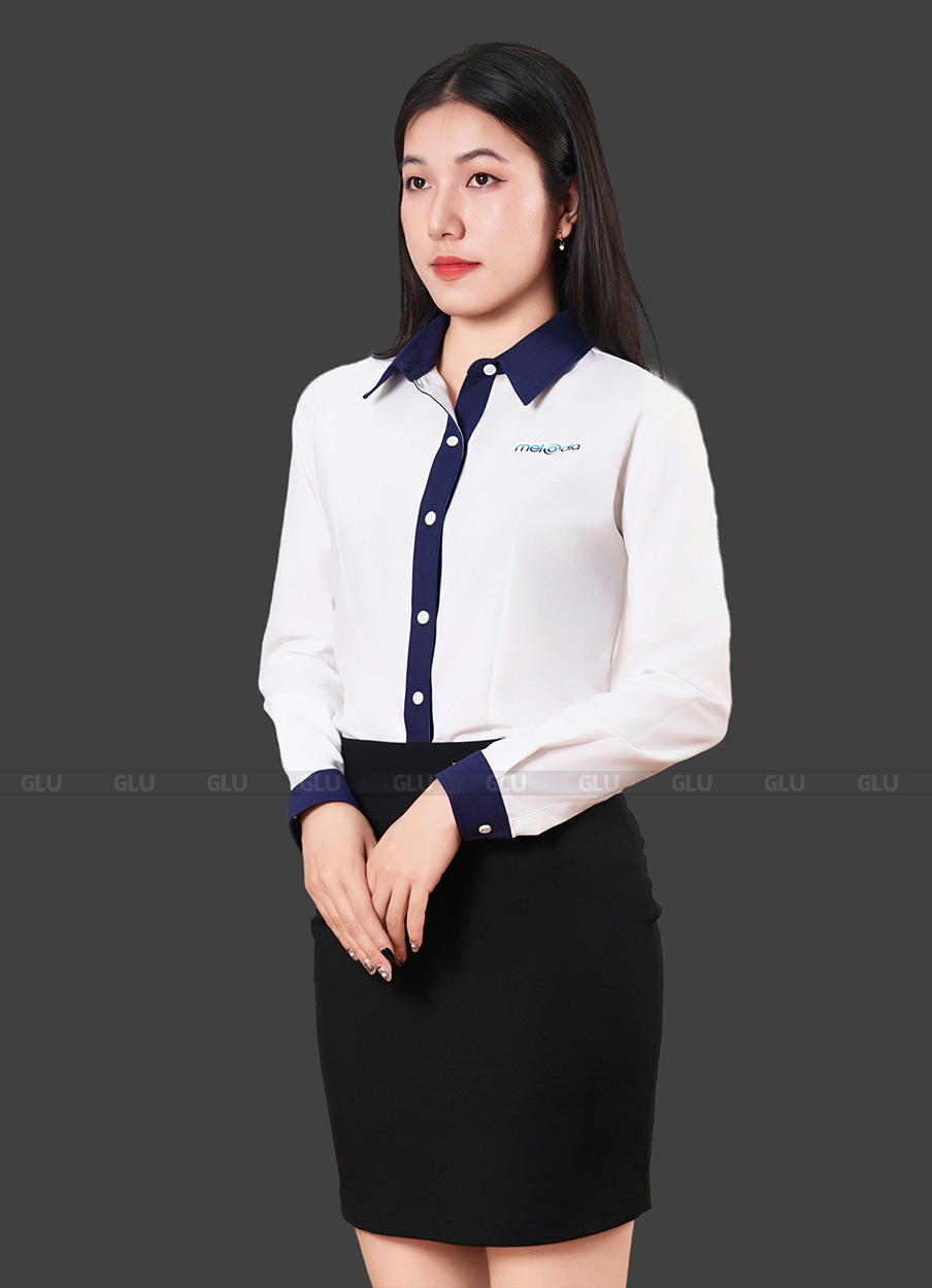 Đồng phục công sở sơ mi đẹp, thanh lịch Melodia 4