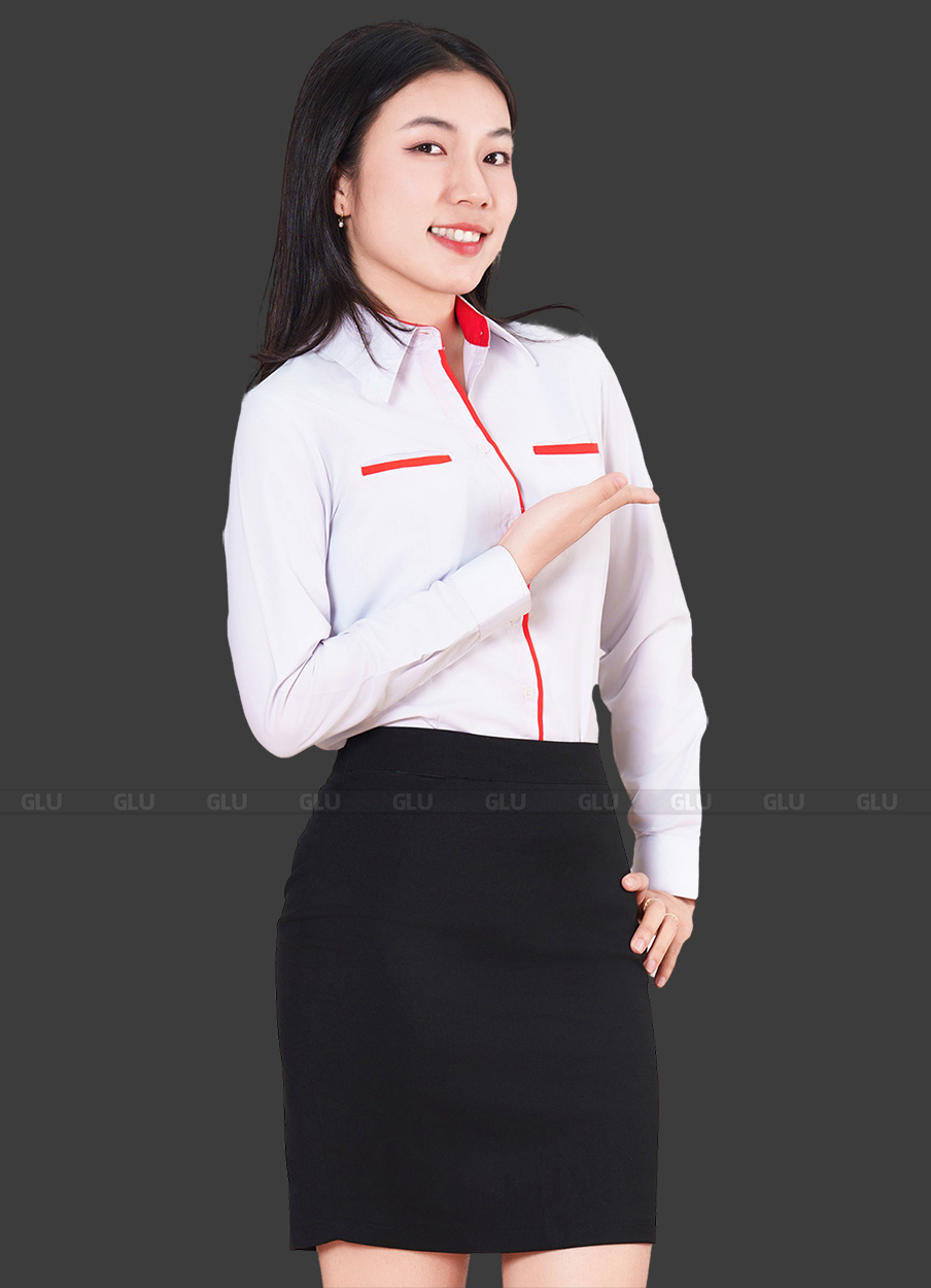 Đồng phục sơ mi văn phòng SMU10032 4