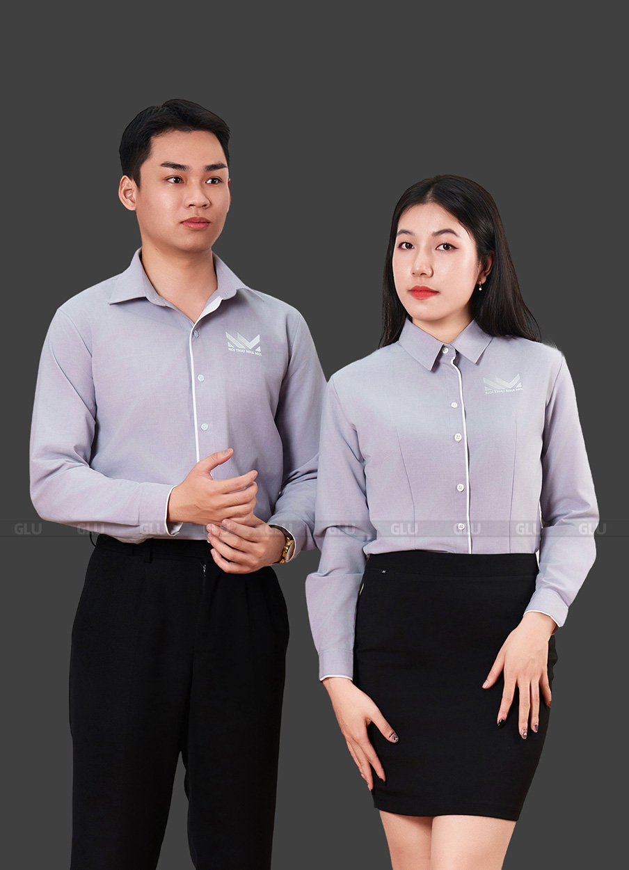 Đồng phục văn phòng nam nữ sang trọng NTNH0002 3