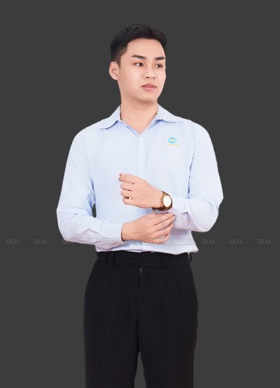 Mẫu áo sơ mi đồng phục công sở SMU10011