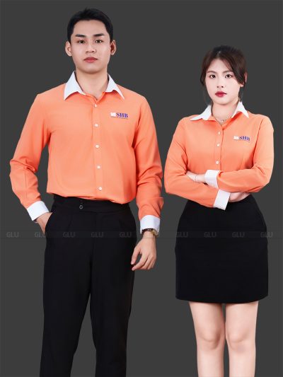 Áo sơ mi đồng phục ngân hàng ngân hàng SHB 2