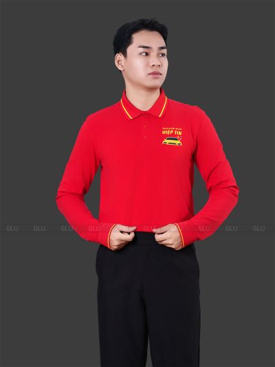 Áo thun công sở nam ATU30029 màu đỏ