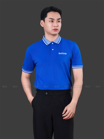 Áo thun đồng phục cổ trụ cơ bản ATU30058