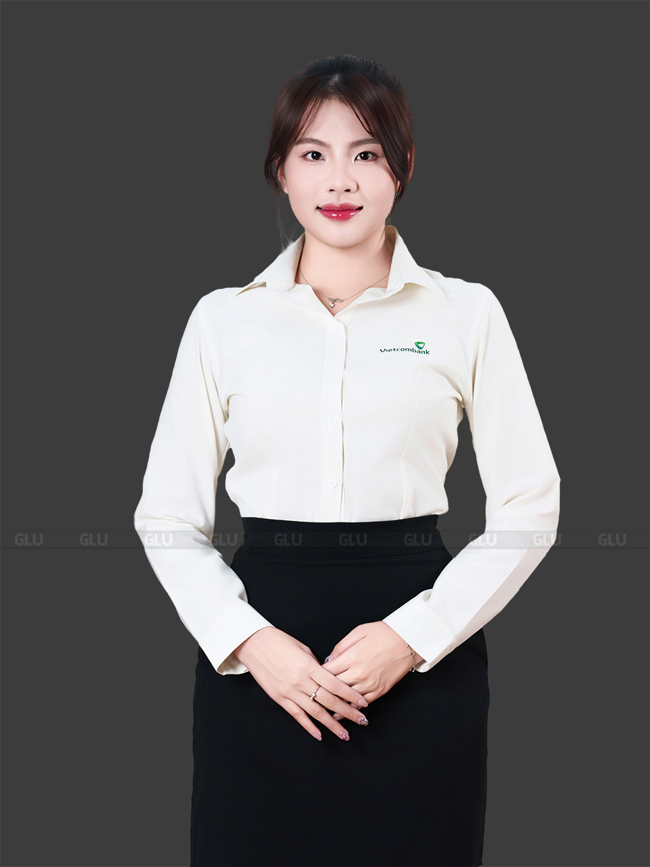 Đồng phục công sở nữ áo sơ mi phối chân váy nữ 2