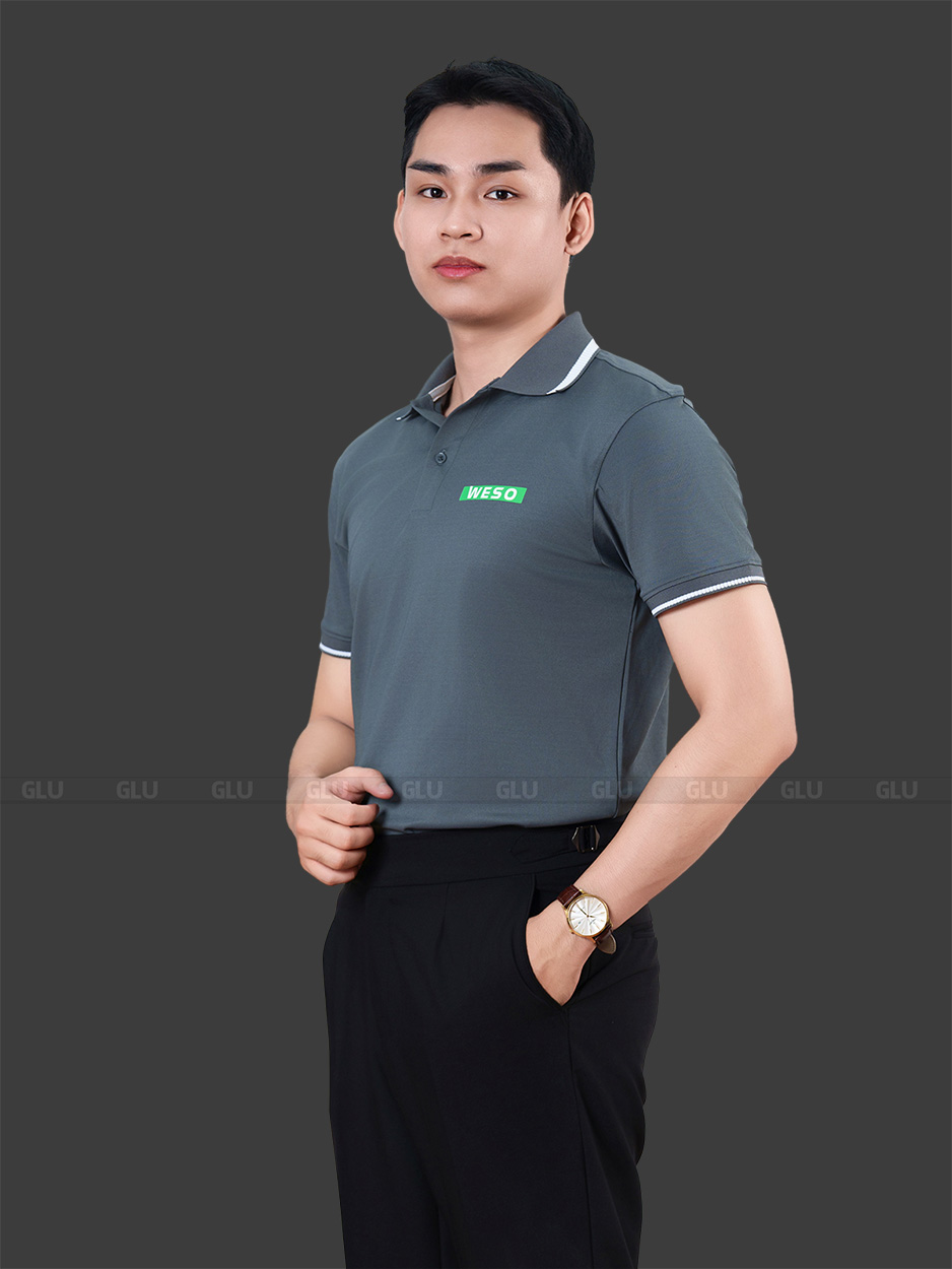 Đồng phục công ty Weso cổ trụ 5