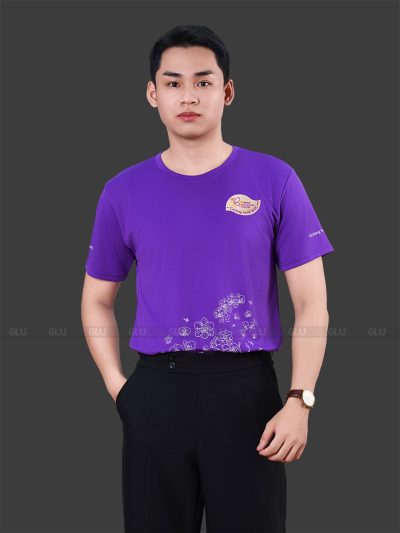 Đồng phục doanh nghiệp màu tím nổi bật 1