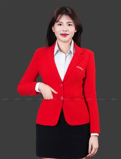 Đồng phục vest nữ công sở VEU30001 5