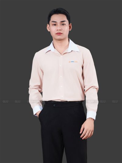 Mẫu áo đồng phục công sở sơ mi giá tốt CSU30035
