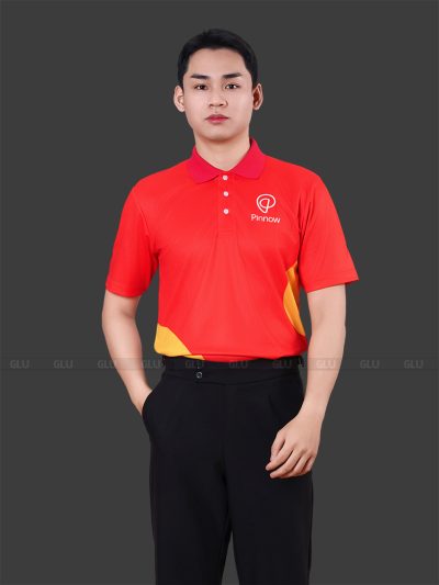 Mẫu Áo Thun Đồng Phục Công Ty Cổ Trụ Vải Mát
