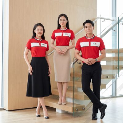 Xưởng may đồng phục giá rẻ logo in thêu theo yêu cầu 2