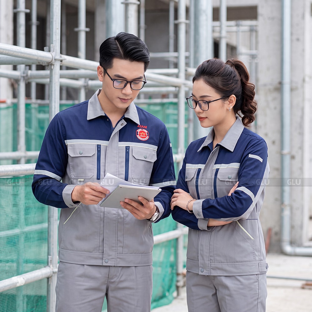 Bộ quần áo lao động tay ngắn năng động 3