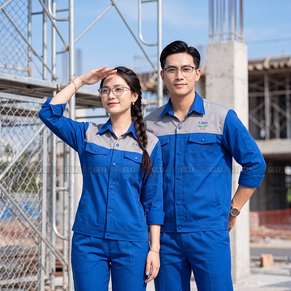 Đồ bảo hộ lao động giá rẻ in logo theo yêu cầu 2