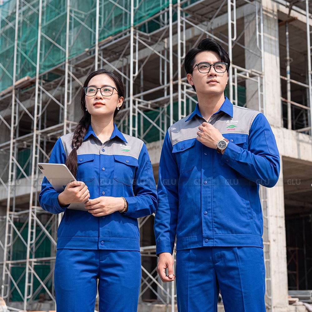 Đồ bảo hộ lao động giá rẻ in logo theo yêu cầu 3