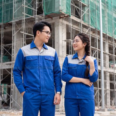 Đồ bảo hộ lao động giá rẻ in logo theo yêu cầu 5