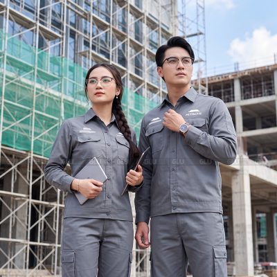 Đồ đồng phục công nhân may in theo yêu cầu 1