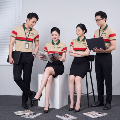 Đồng phục doanh nghiệp HBO phối màu cao cấp 3