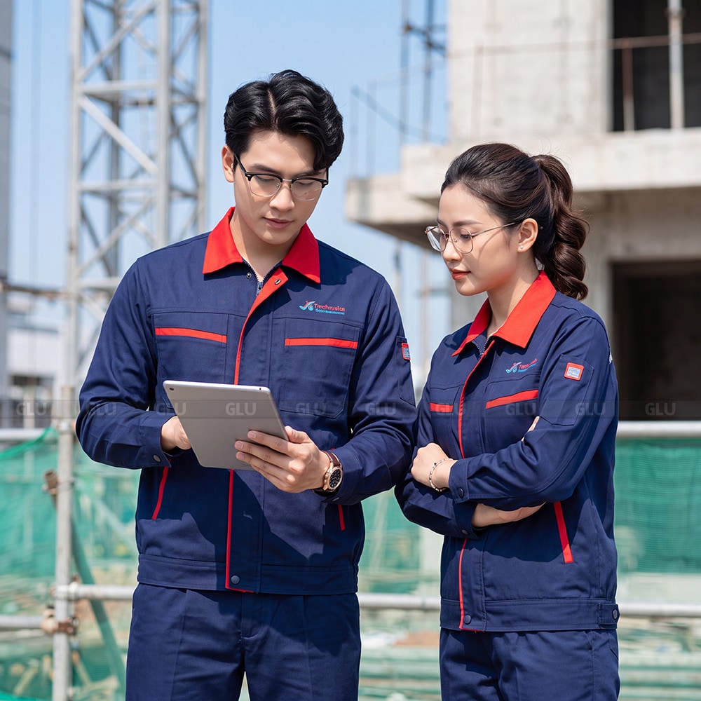 May đồng phục công nhân giá rẻ 2