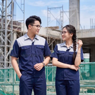 May đồng phục công nhân giá rẻ giao hàng nhanh 5