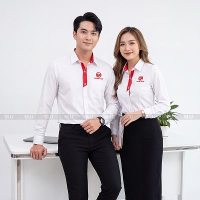 May đồng phục văn phòng phối kiểu cao cấp 2