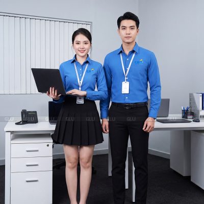 Xưởng may áo sơ mi đồng phục ngân hàng CB Bank 3