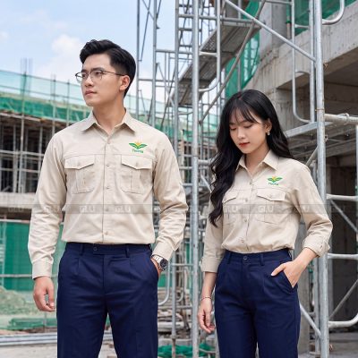 Xưởng may đồng phục bảo hộ thiết kế theo yêu cầu 2