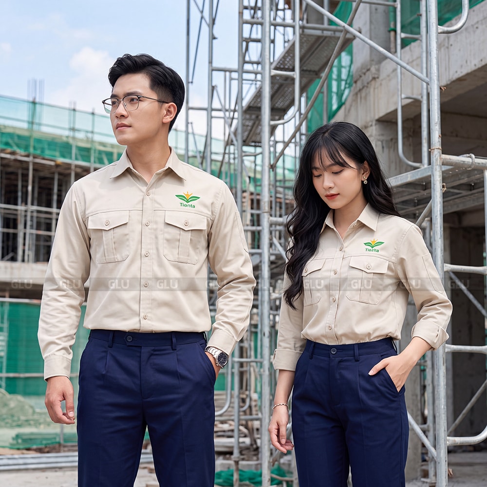Xưởng may đồng phục bảo hộ thiết kế theo yêu cầu 2