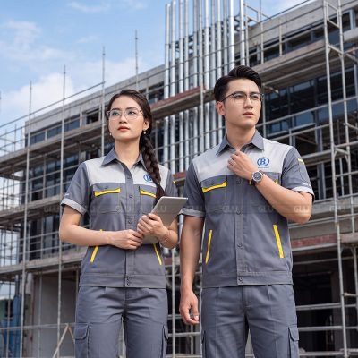Xưởng may đồng phục công nhân giá rẻ 4