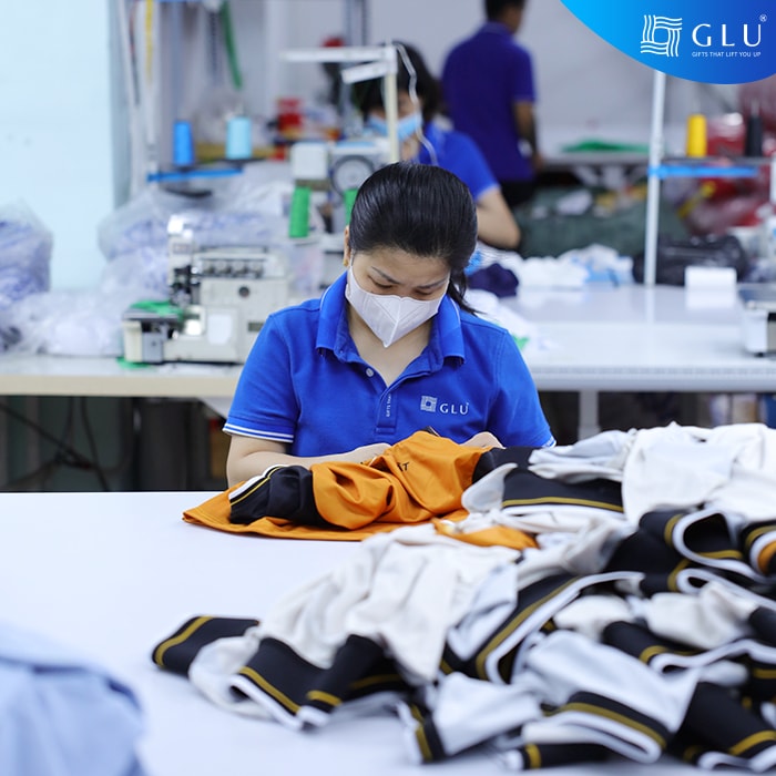 xưởng sản xuất đồng phục glu 4